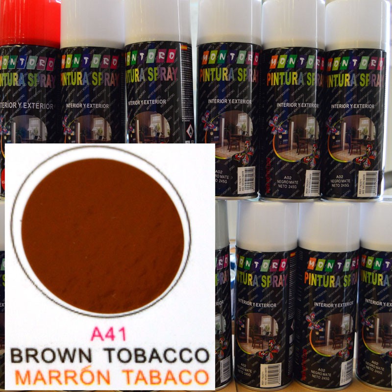 SPRAY 400MLA41 MARRÓN TABACO
