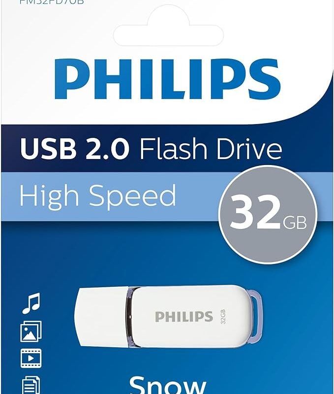 Philips Pendrive USB 2.0 32 GB, Snow Edition